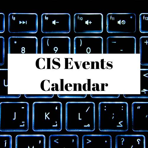 CIS Events Calendar